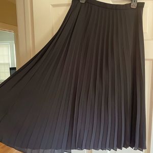 JCREW Pleated midi skirt